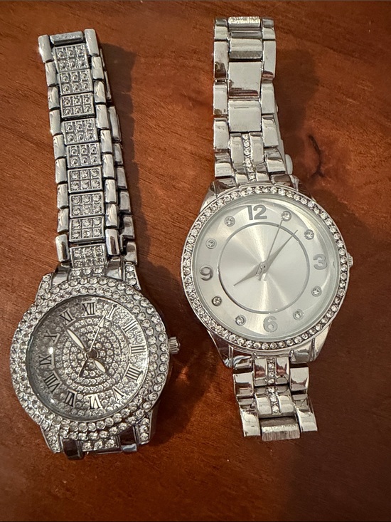 Jewelry - 2 Silver Crystal Accent Women's Watch - Classic Sparkle